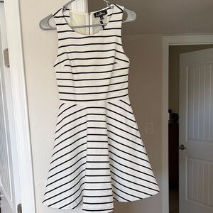 NWT Sam Edelman Black and White Striped Dress